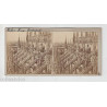Vue Stéréoscopique Stéréo ITALIE NAPLES Types Napolitains MILAN Dôme