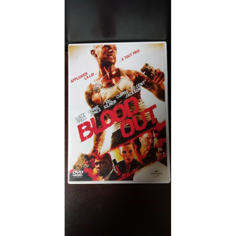 DVD - BLOOD OUT luke gossvinnie jones Val kilmer Curtis 50 cent...