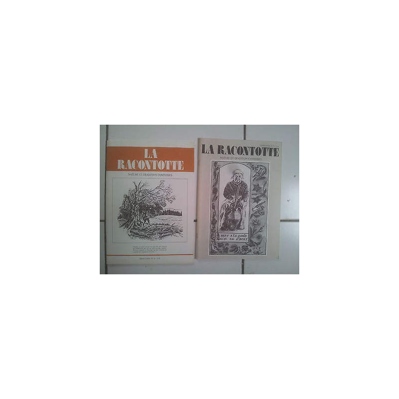 lot 2 revues LA RACONTOTTE numéros 26 et 27 de 1987 1988
