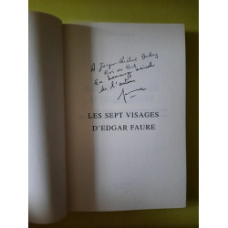 Pierre Jeambrun Les Sept Visages d'Edgar Faure jas envoi de l'auteur