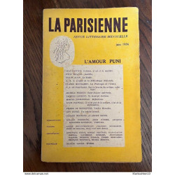 La Parisienne revue littéraire mensuelle L'amour puni Juin 1956