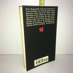 Bertolt Brechts Hauspostille Suhrkamp taschenbuch