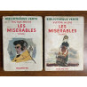 Les misérables Tome I et II hachette
