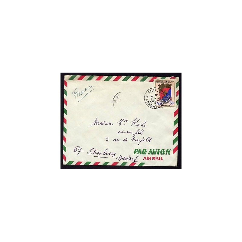 Enveloppe CàD Antalaha Madagascar du 06 05