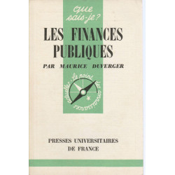 LES FINANCES PUBLIQUES Que sais je 415 poche