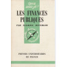 LES FINANCES PUBLIQUES Que sais je 415 poche