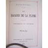AU HASARD DE LA PLUME Chroniques et Causeries DEDICACE