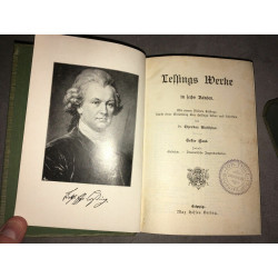 Theodor Matthias LESSINGS WERKE Max Hesses 6 Bände in 2 Büchern...