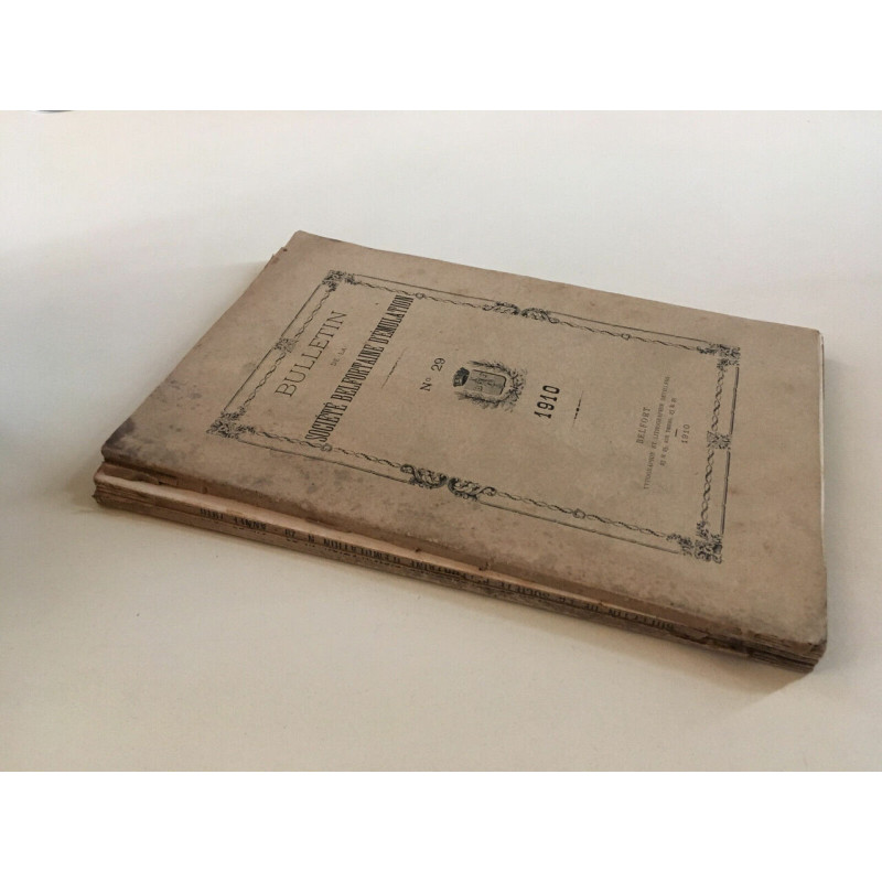 BULLETIN DE LA n 29 1910 Belfort