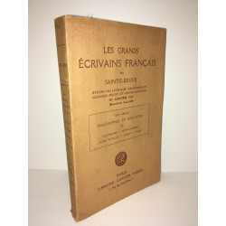 Allem LES GRANDS ECRIVAINS FRANCAIS XIXe siecle PHILOSOPHES