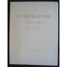 KUNSTBLÄTTER Zehn mehrfarbige Reproduktionen STOLL Robert Thomas ART