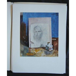 KUNSTBLÄTTER Zehn mehrfarbige Reproduktionen STOLL Robert Thomas ART