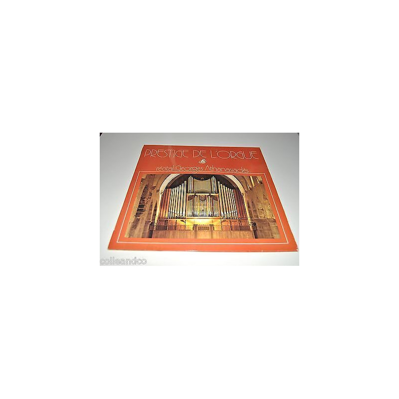 Vinyle 12 30cm PRESTIGE DE L'ORGUE récital Georges Athanasiadès