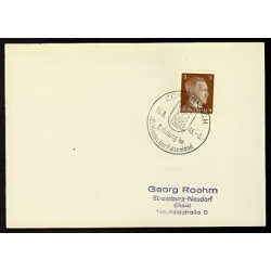 Allemagne n 706 Yv. cachet WW2 ECHTERNACH Timbre Allemand Hitler...