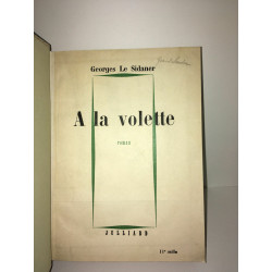 Georges le Sidaner dédicace A LA VOLETTE éd René RELIURE