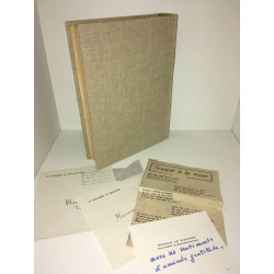 Georges le Sidaner dédicace A LA VOLETTE éd René RELIURE