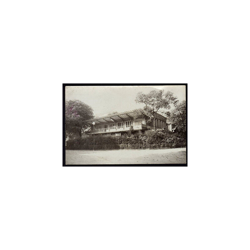 Ancienne carte photo SKITTLE ALLEY NAAFI Piste de Jeu de Quilles à...