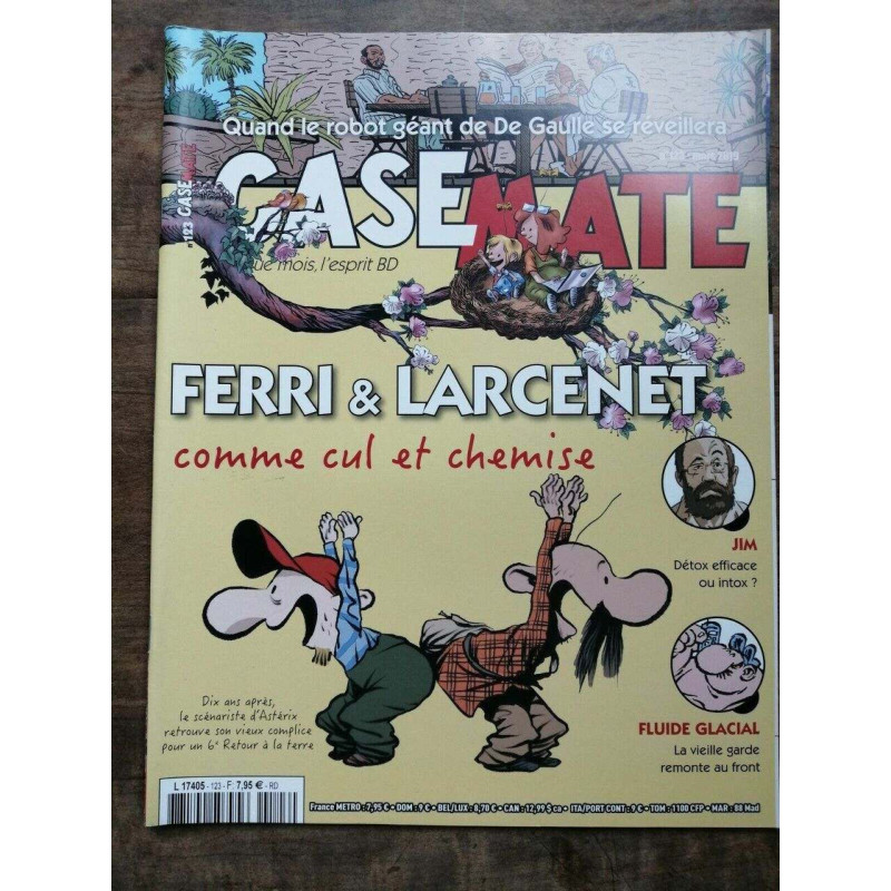 Casemate Nº 123 FERRI LARCENET comme cul et chemise mars 2019