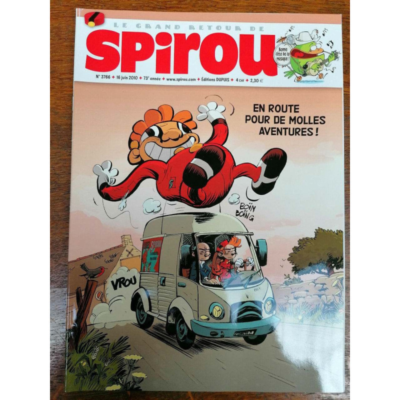 Spirou n3766 En route pour de molles aventures