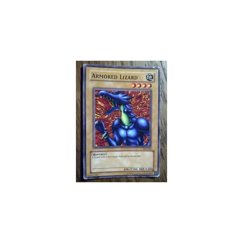 Armored Lizard SDJ-009 Yu-Gi-Oh