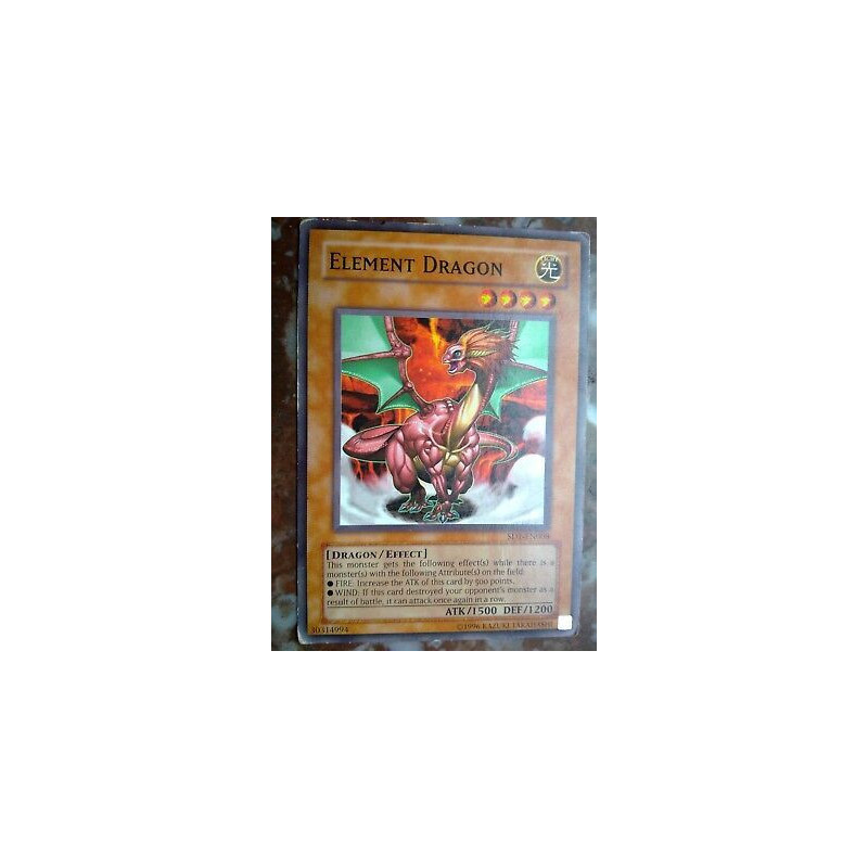Element Dragon SDJ-EN008 YU-GI-OH