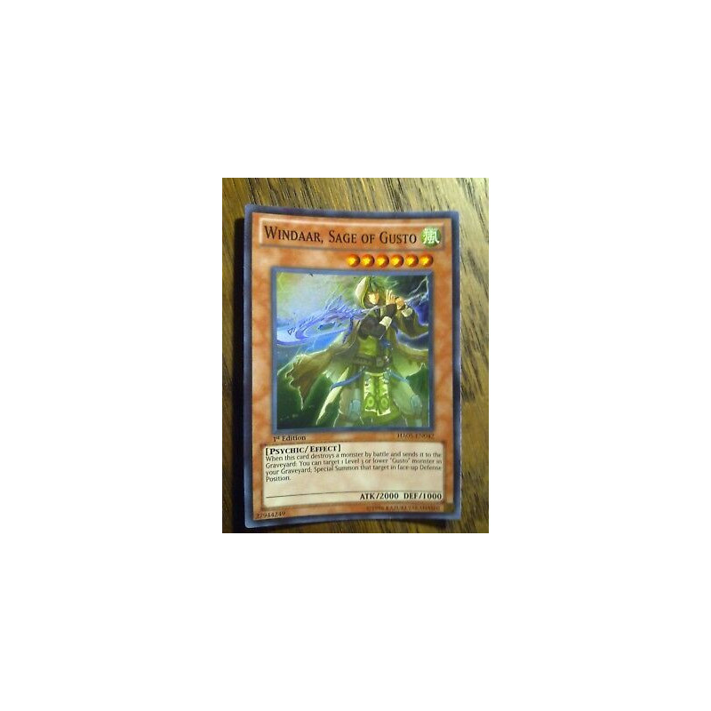 Windaar Sage of Gusto HA05-EN042 Yu-Gi-Oh