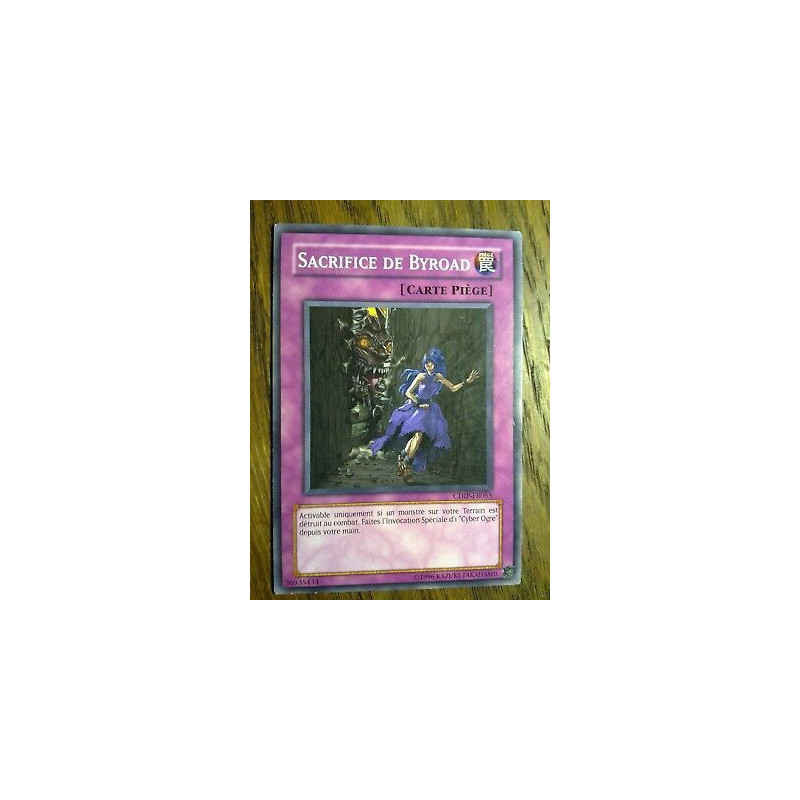 Sacrifice de Byroad CDIP-FR055 Yu-Gi-Oh