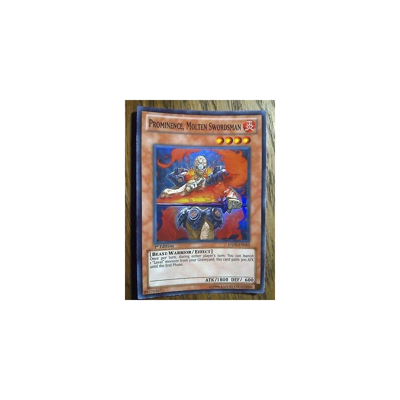 Prominence Molten Swordsman HA05-EN010 Yu-Gi-Oh