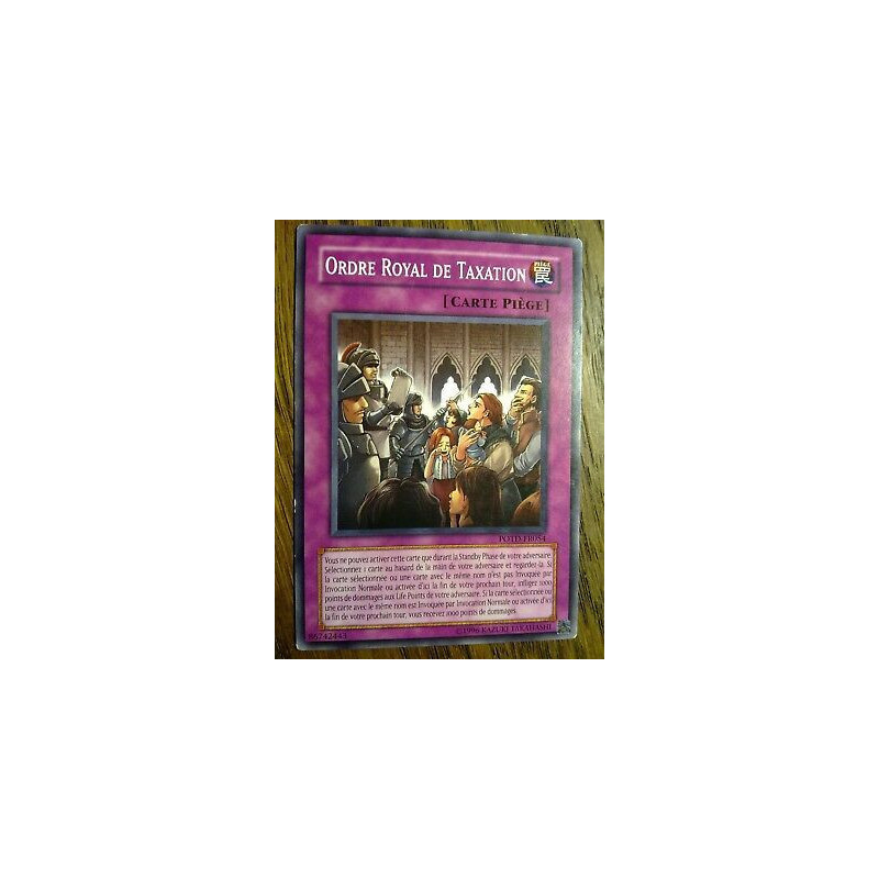 Ordre Royal de Taxation POTD-FR054 Yu-Gi-Oh