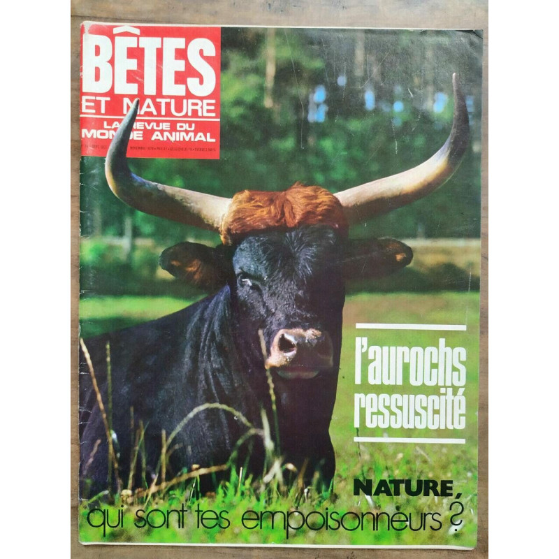 Bêtes et nature n79 septembre octobre novembre 1970