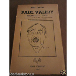 Aimé lafont Paul valéry et l'oeuvre Jean vigneau