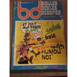 BD Bidules débiles dessinés bimestriel N1 la revue des fatigués