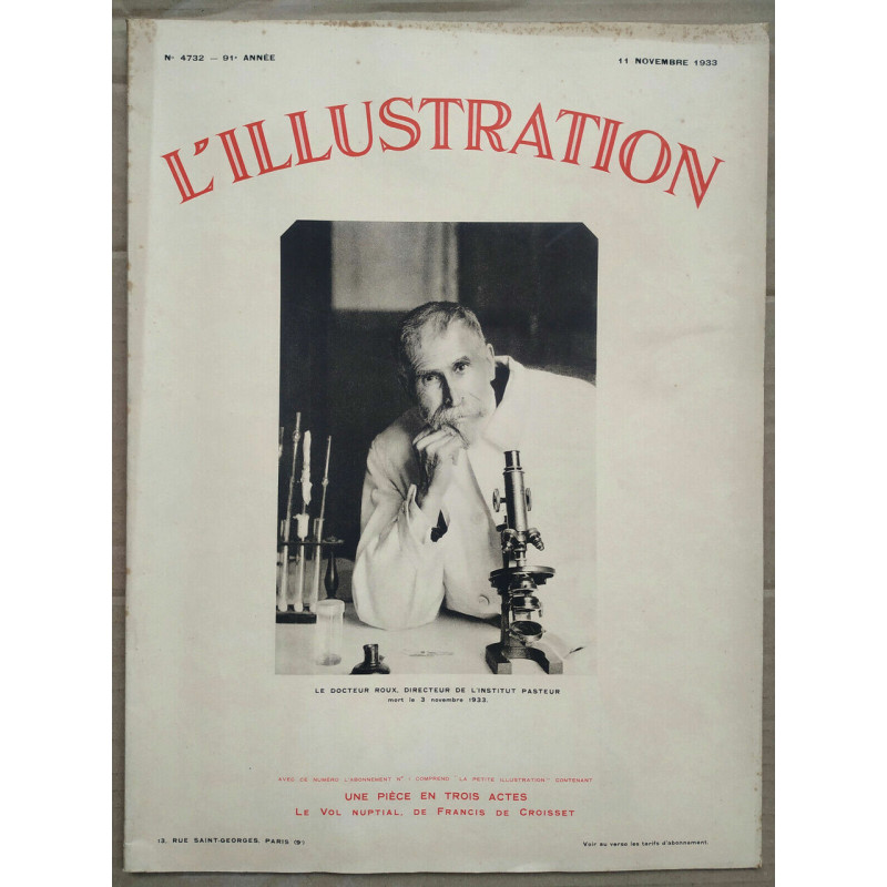 L'Illustration n4732 11 Novembre 1933 La Petite Illustration n649...