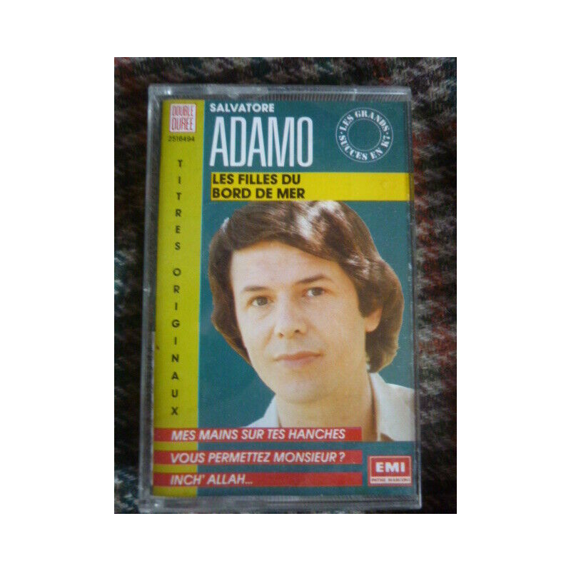 SALVATORE ADAMO Les filles du bord de mer Cassette Audio-K7 EMI...