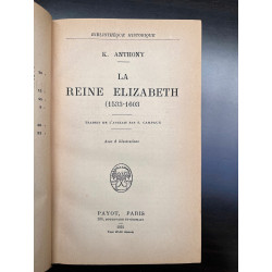 k anthony La Reine Elizabeth 1533 1603