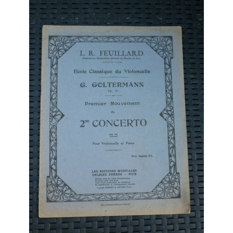 L.R. Feuillard Goltermann Op. 30 1er Mouvement du 2me Concerto en...