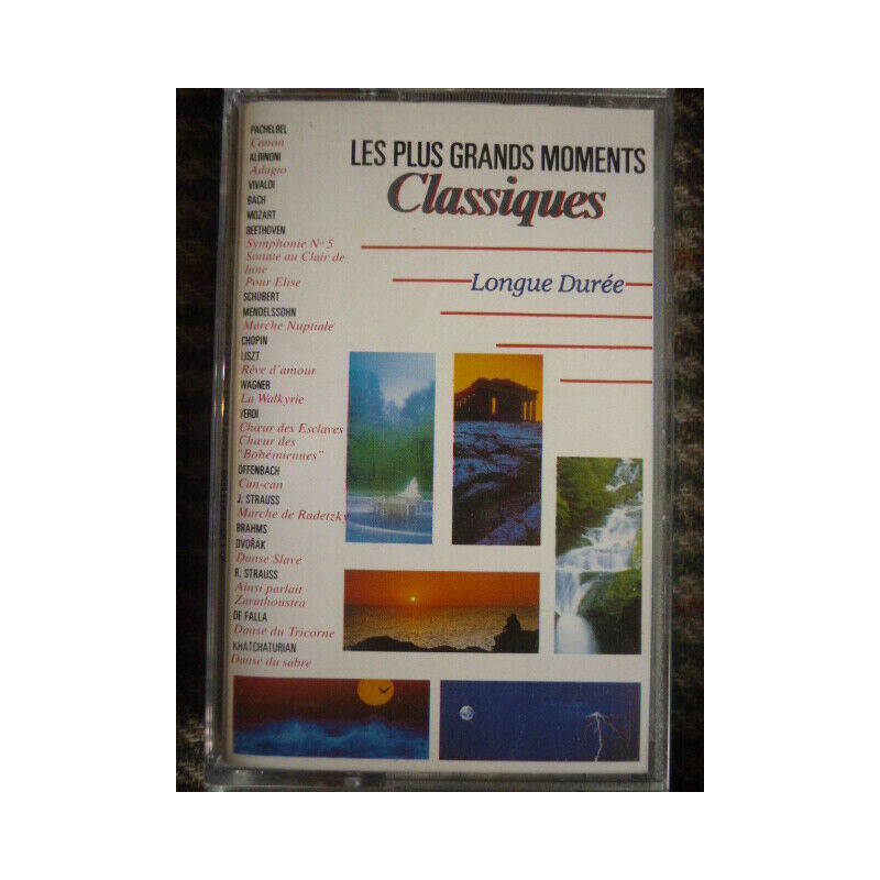 LES PLUS GRANDS MOMENTS CLASSIQUES Cassette Audio-K7 COLUMBIA 463208 4