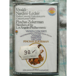 Vivaldi Nardini Leclair Violin Concerti Cassette Audio-K7 NEUVE...