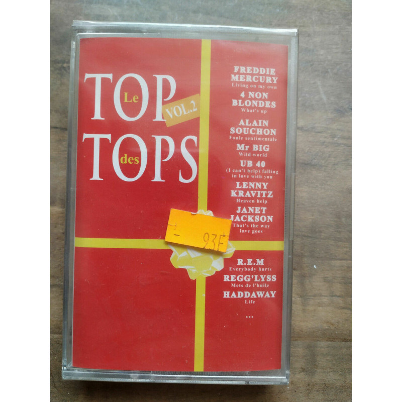 Le Top des Tops Vol 2 Cassette Audio-K7 NEUF SOUS BLISTER