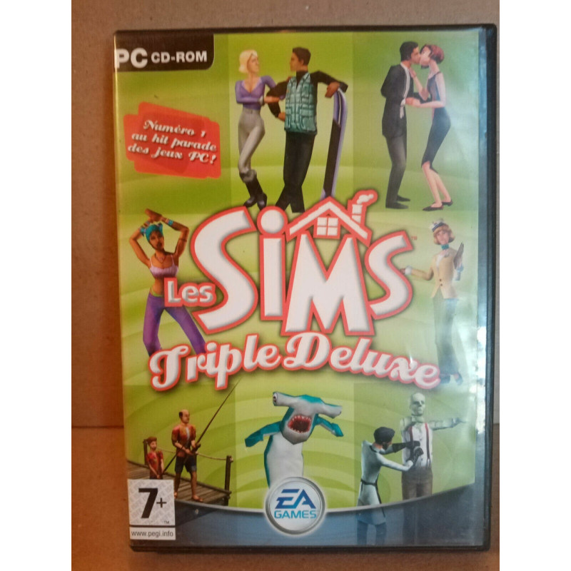 Les Sims Triple Deluxe PC CD-ROM