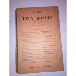 Revue des deux mondes 15 Avril 1937