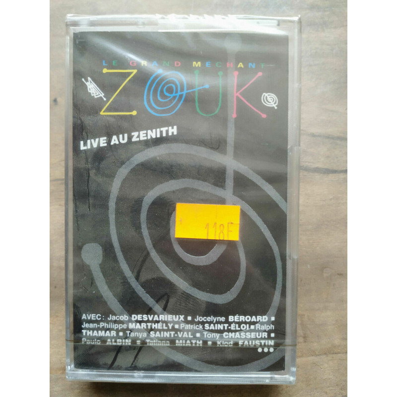 Le grand méchant Zouk Live au Zenith Cassette Audio-K7 NEUVE SOUS...