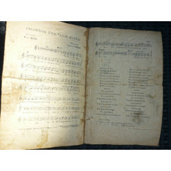 partition De Nève Laurent Halet Chanson des yeux bleus