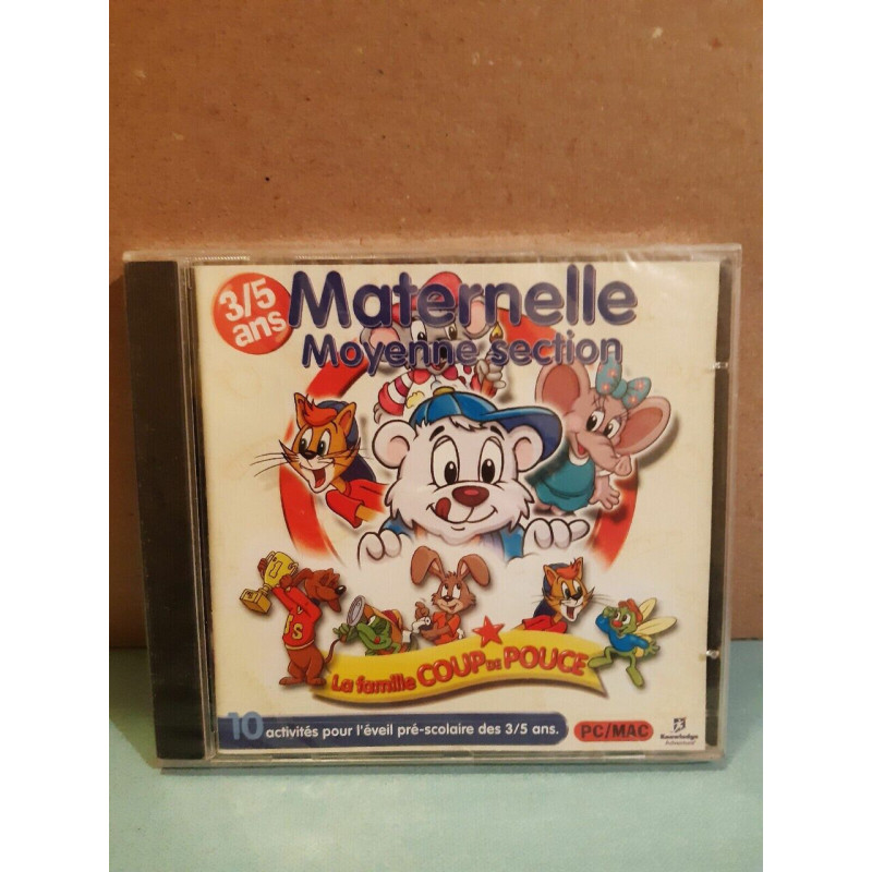 Maternelle moyenne section - La famille coup de pouce CD-ROM Neuf...