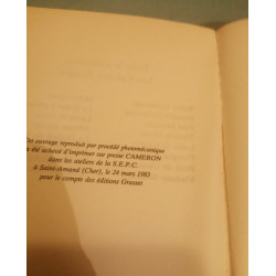 Lewis et irène Les Cahiers Rouges grasset