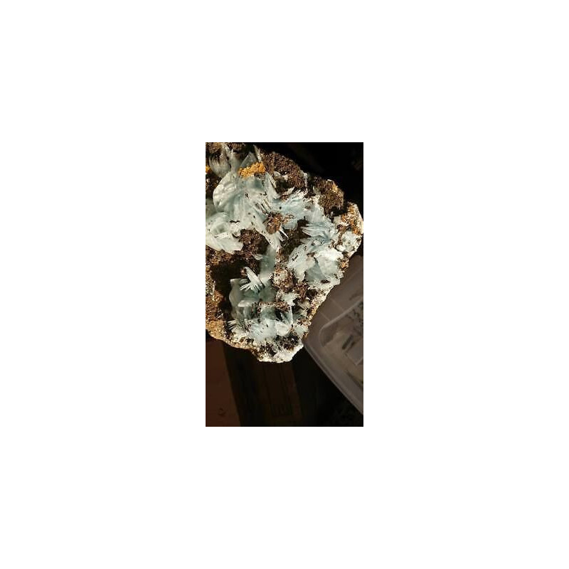 Barytine bleue de nabor Maroc GBB1 - 21cmx21cm - 5KG