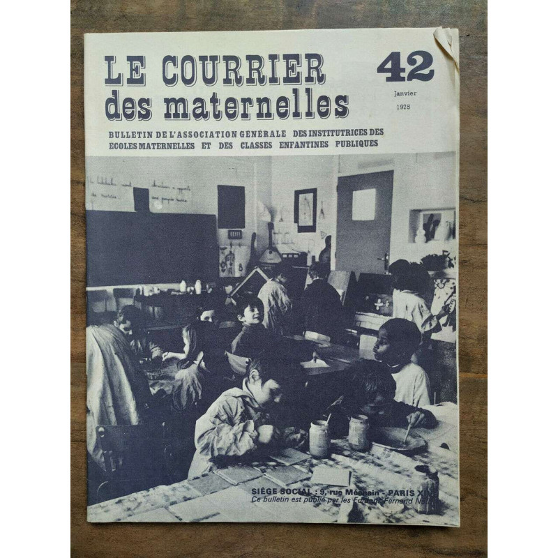 Le courrier des maternelles n42 Janvier 1975