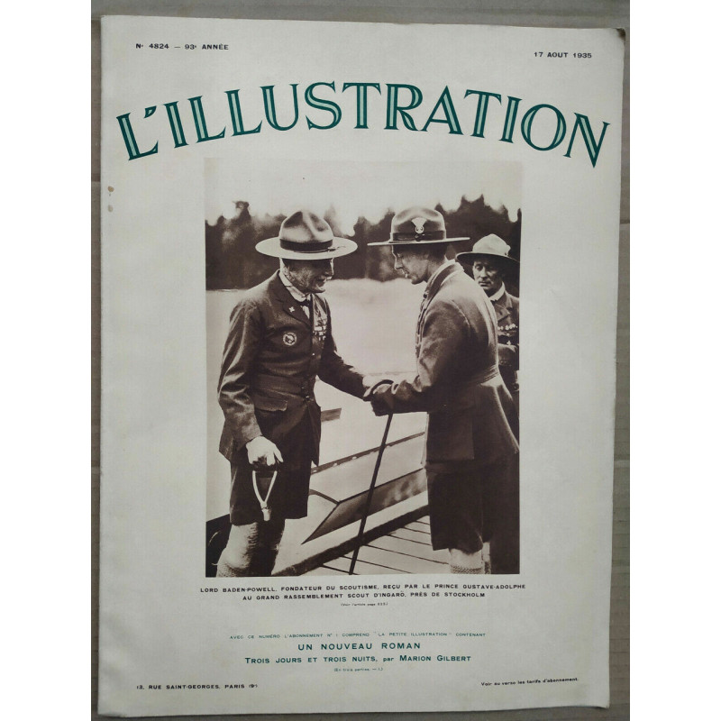 L'Illustration n4824 17 Août 1935 La Petite Illustration n736 17...