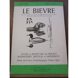 Le bièvre Année Tome 2 n2 étude et protection des oiseaux mammifères