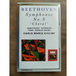 Beethoven Symphony No 9 - Carlo Maria Giulini Cassette Audio-K7
